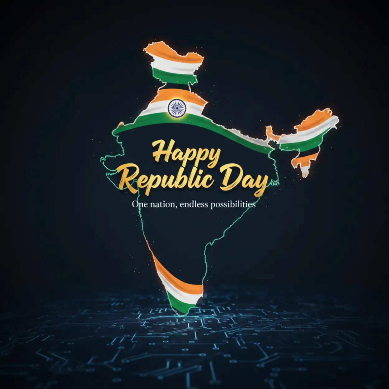 Free Download Republic Day Wishes Background Text 2 - High Quality Republic Day Wishes Background