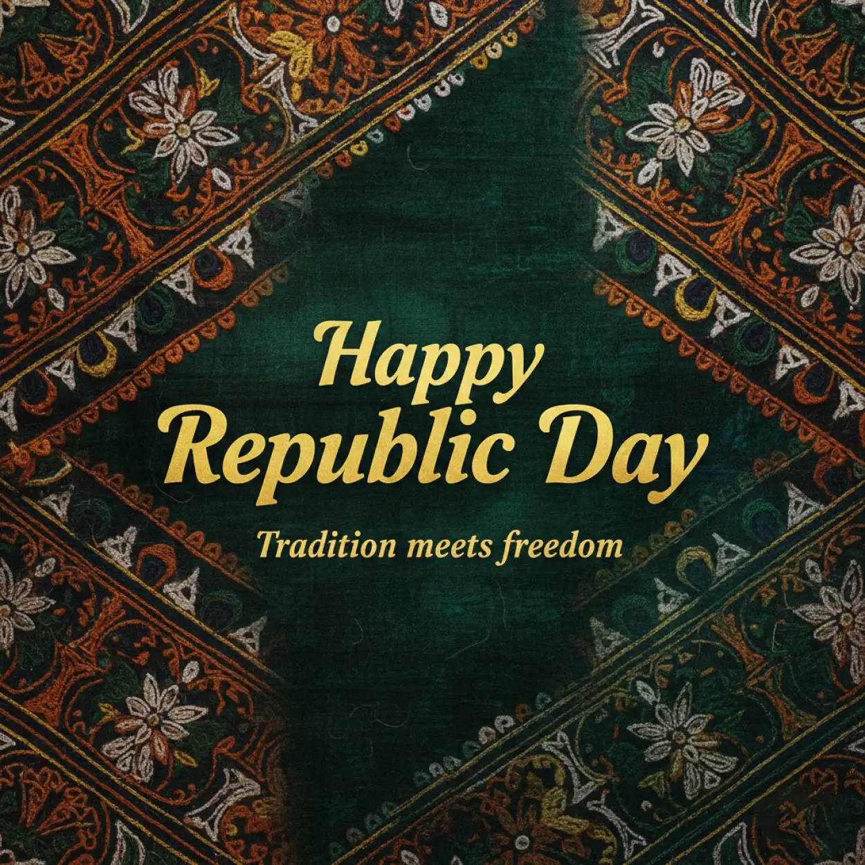 Free Download Republic Day Wishes Digital Poster Text 2 - High Quality Republic Day Wishes Image