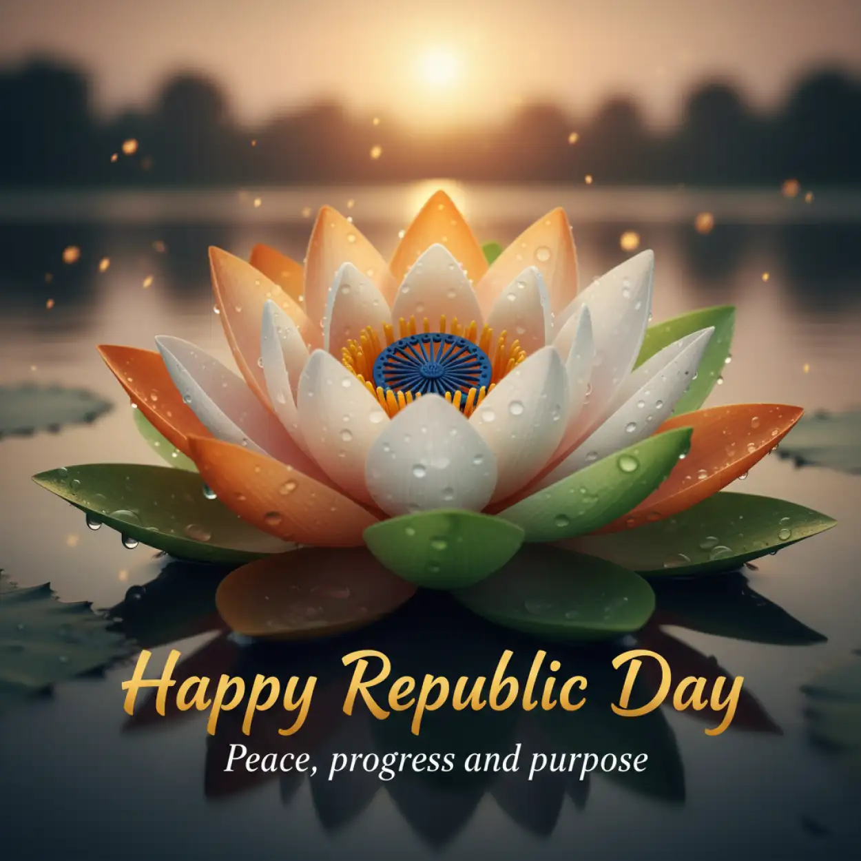 Free Download Republic Day Wishes For Friends 2 - High Quality Republic Day Wishes Image