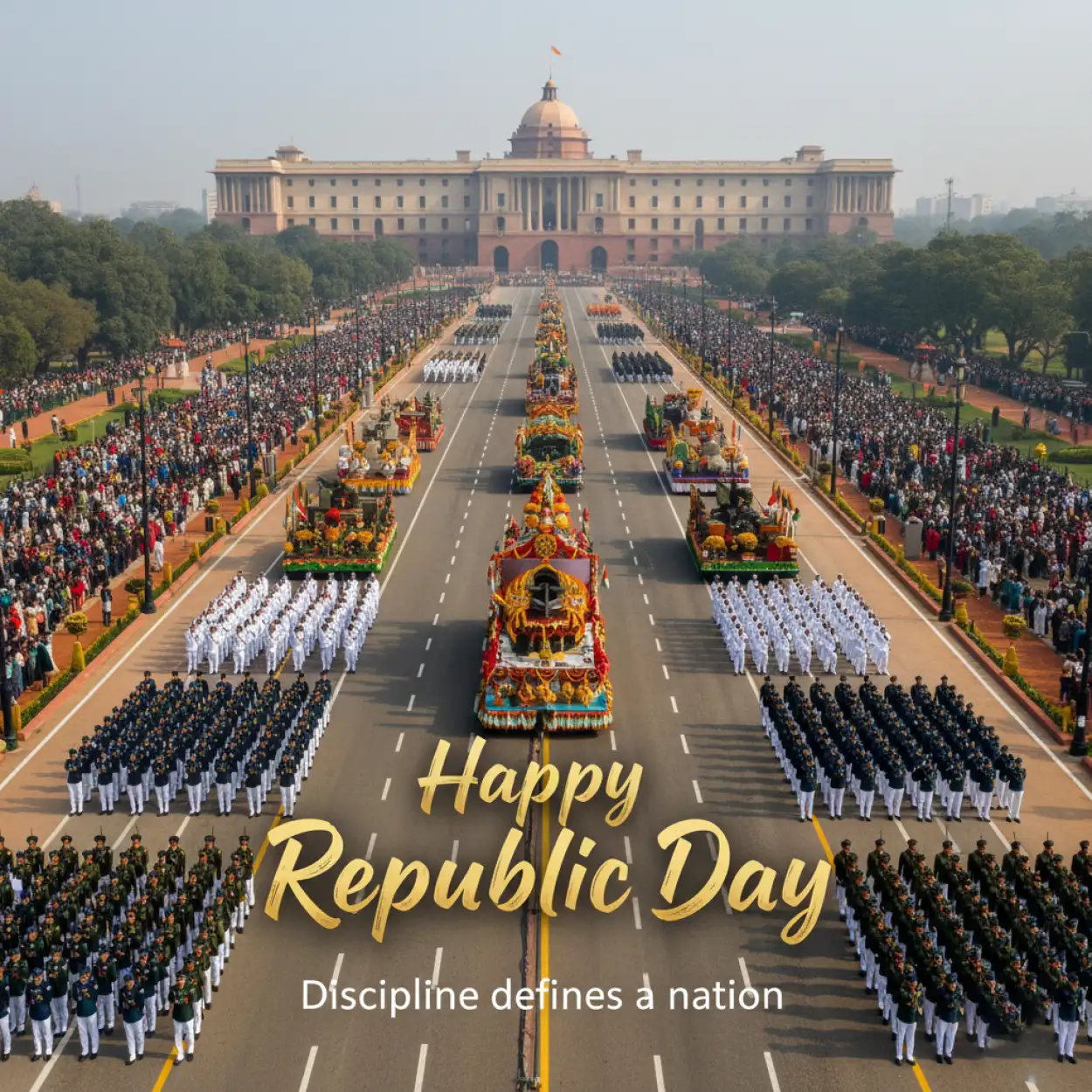 Free Download Republic Day Wishes For Republic Day Parade 2 - High Quality Republic Day Wishes Image