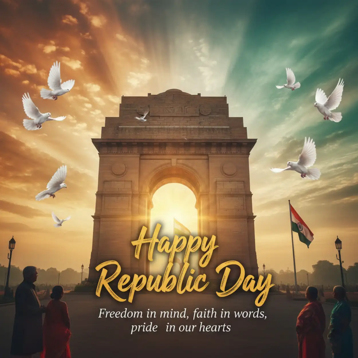 Republic Day Wishes For Social Media 2 - Royalty Free Republic Day Wishes Image | Pngmagic Free Download Republic Day Wishes For Social Media 2 - High Quality Republic Day Wishes Background
