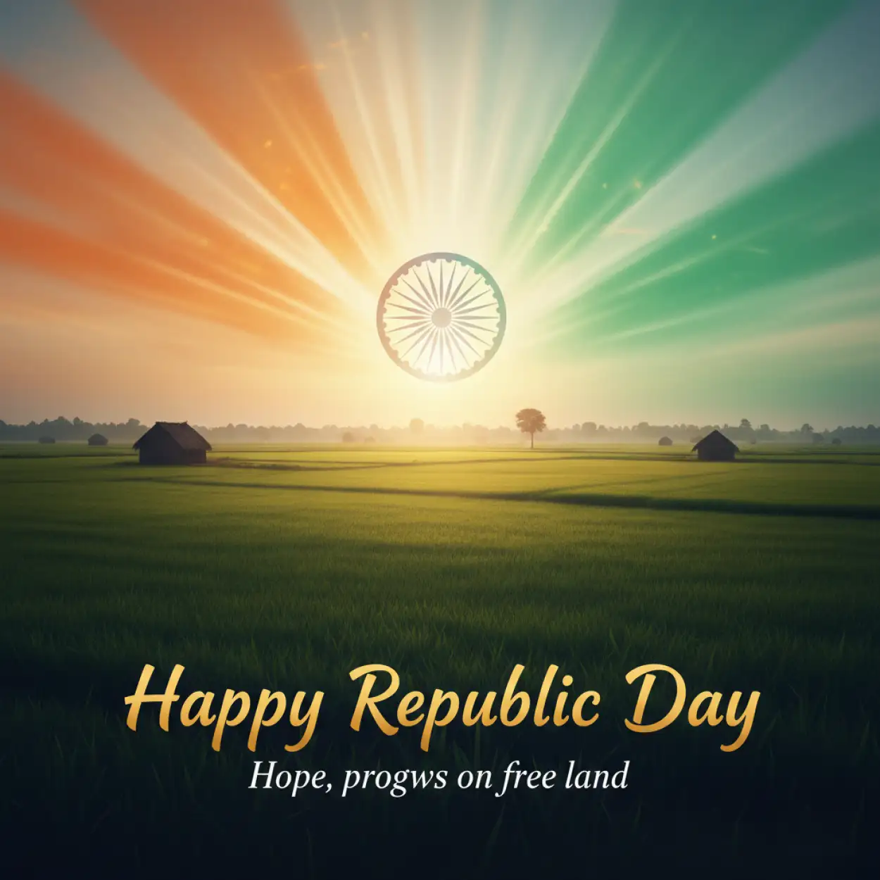 Free Download Republic Day Wishes With Patriotic Quotes In English - High Quality Republic Day Wishes Image