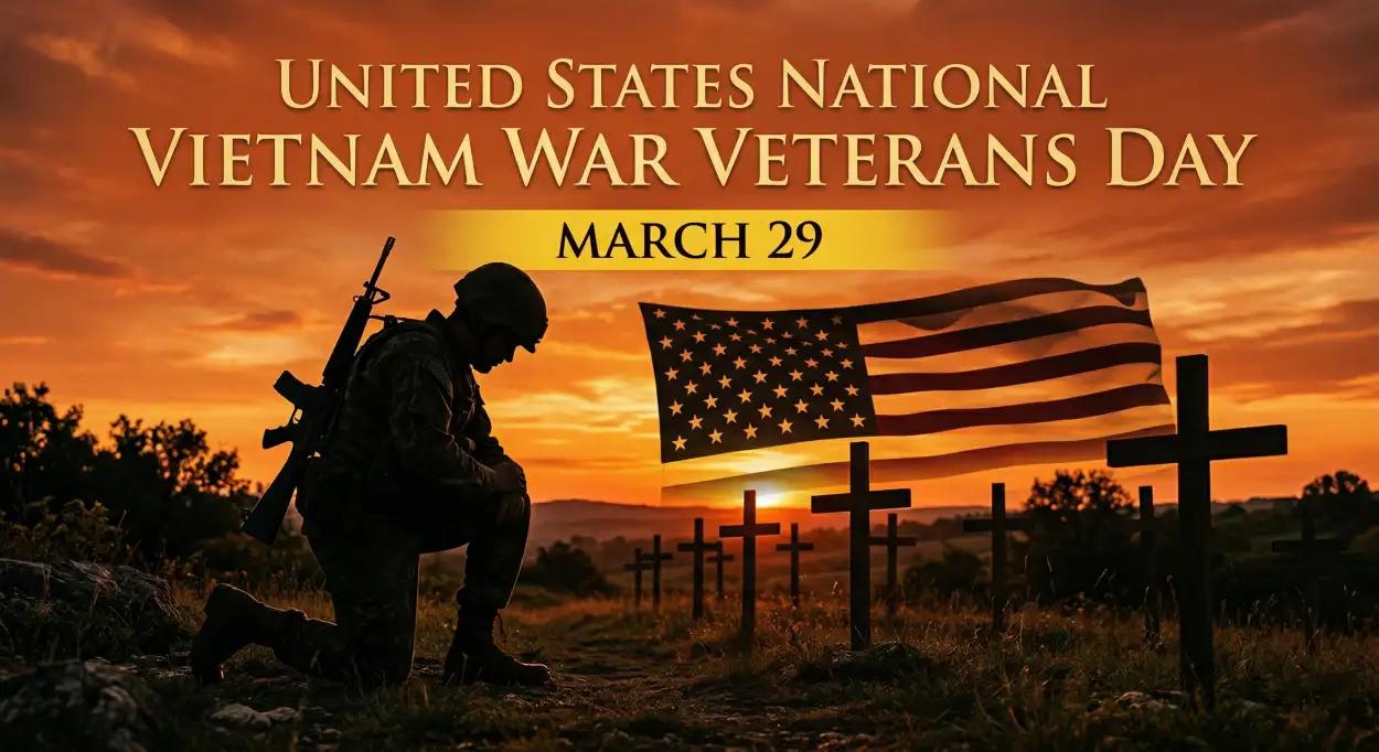 Free Download Respect For Vietnam War Heroes Usa - High Quality United States National Vietnam War Veterans Day Image