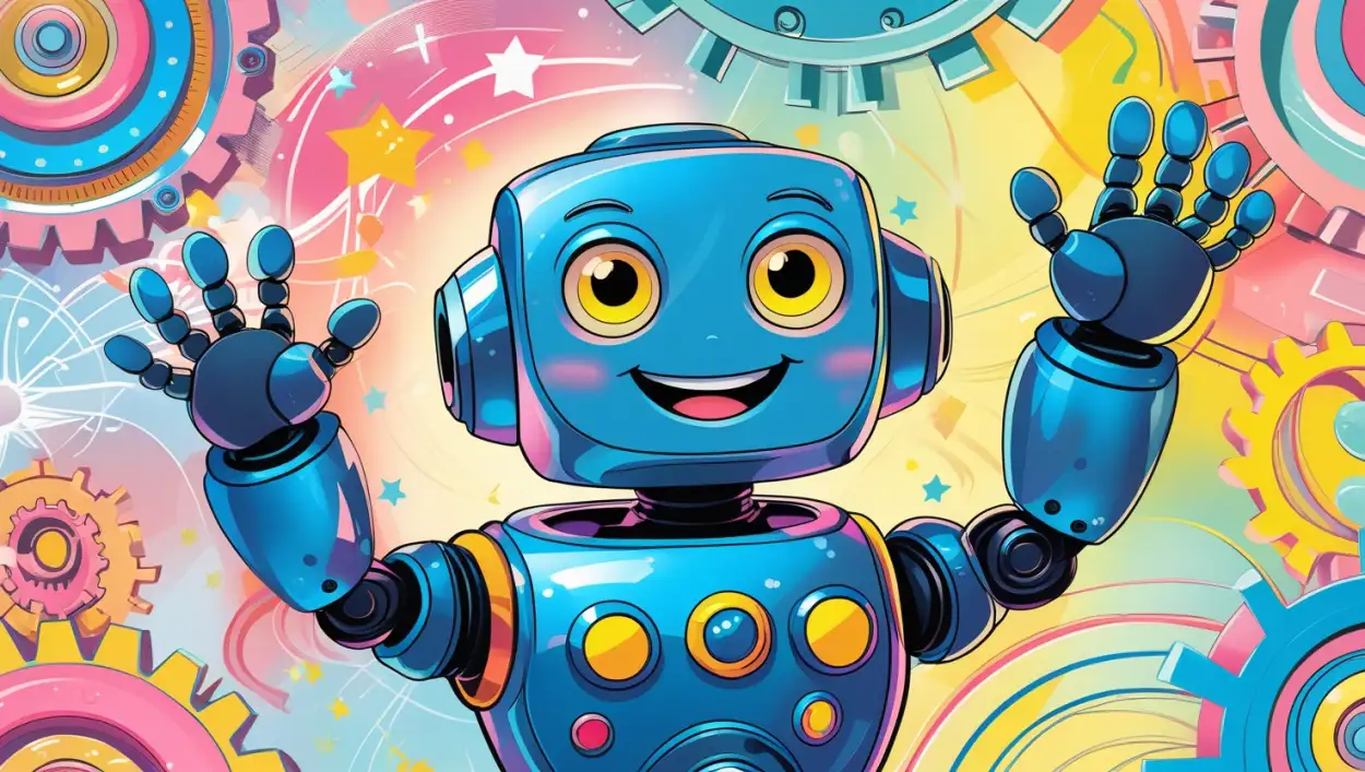 Robot Background With Binary Code Stream - Royalty Free Robot Background Image | Pngmagic Free Download Robot Background With Binary Code Stream - High Quality Robot Background Background