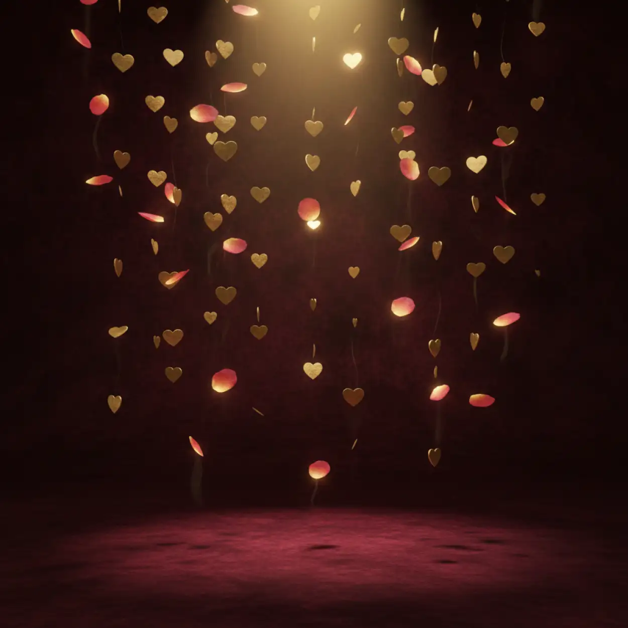 Free Download Romantic Blurred Lights Valentines Background - High Quality Happy Valentines Day Background Hd Background