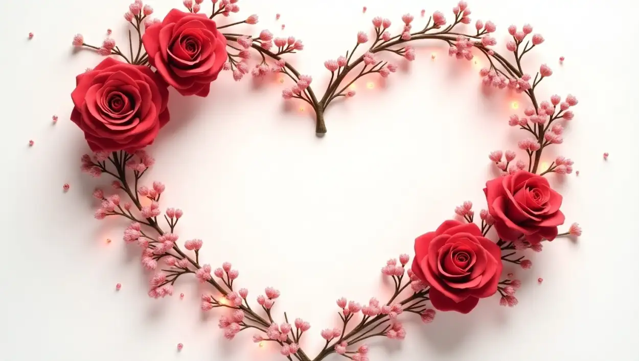 Free Download Romantic Love Heart Background Design - High Quality Romantic Background Background
