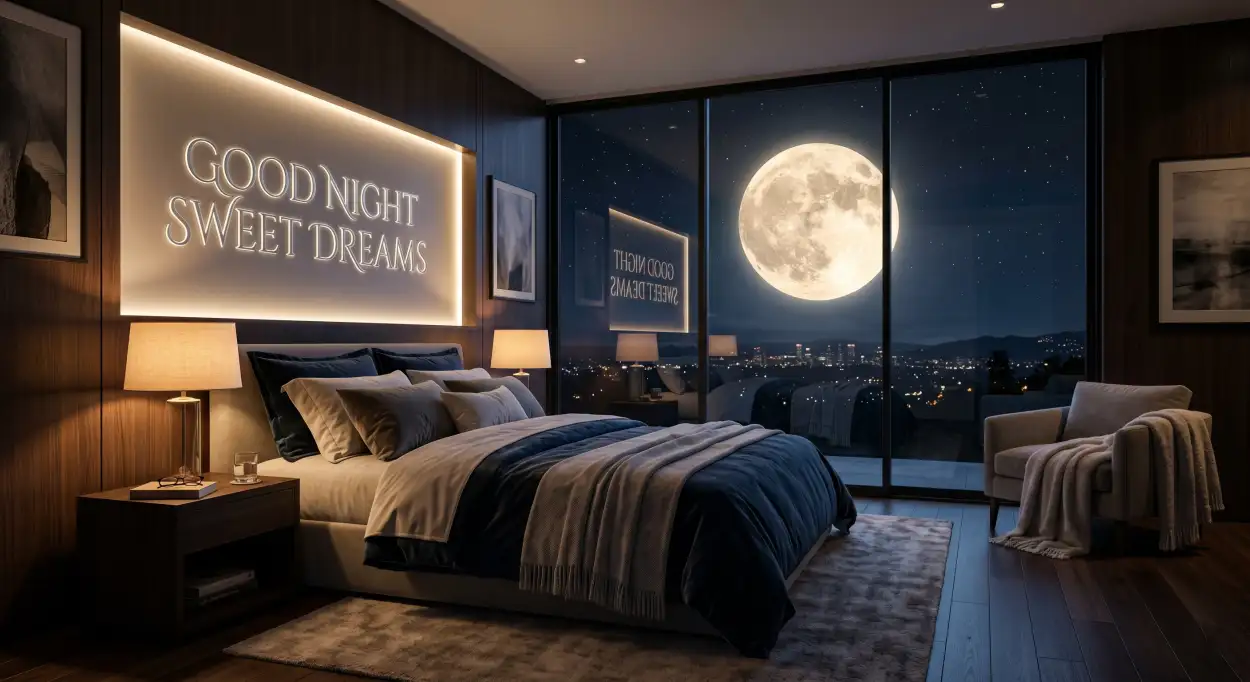 Free Download Romantic Moonlight Good Night Sweet Dreams - High Quality Good Night Sweet Dreams Image