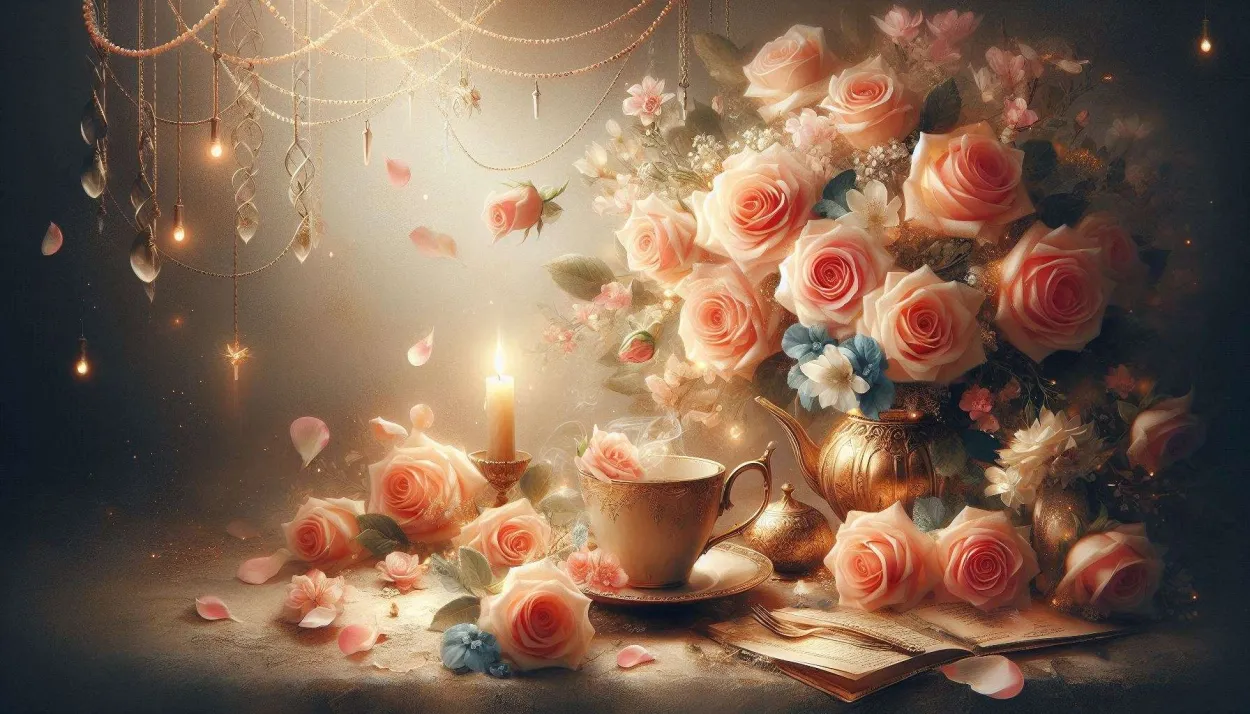 Free Download Romantic Rose Flower Background For Valentine’s Day - High Quality Flower Background Rose Background