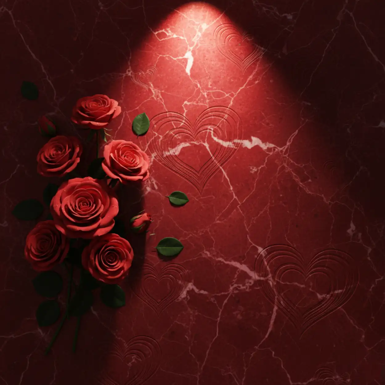 Free Download Romantic Rose Petals Valentines Day Background - High Quality Happy Valentines Day Background Hd Background Image