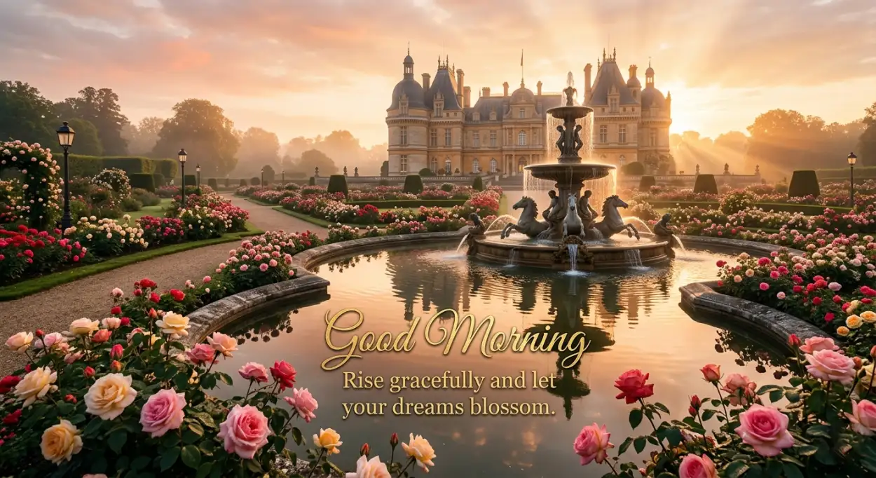 Free Download Romantic Roses Good Morning Wallpaper - High Quality Good Morning With Flowers Image
