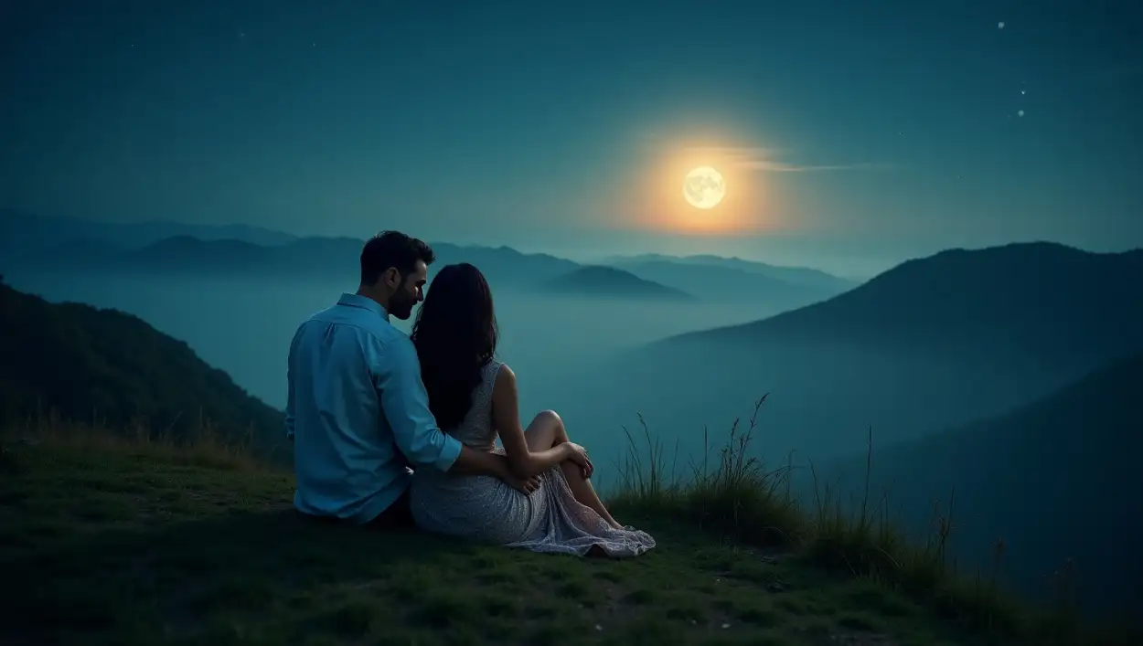 Romantic Silhouette Background Of Couple - Royalty Free Romantic Background Image | Pngmagic Free Download Romantic Silhouette Background Of Couple - High Quality Romantic Background Background