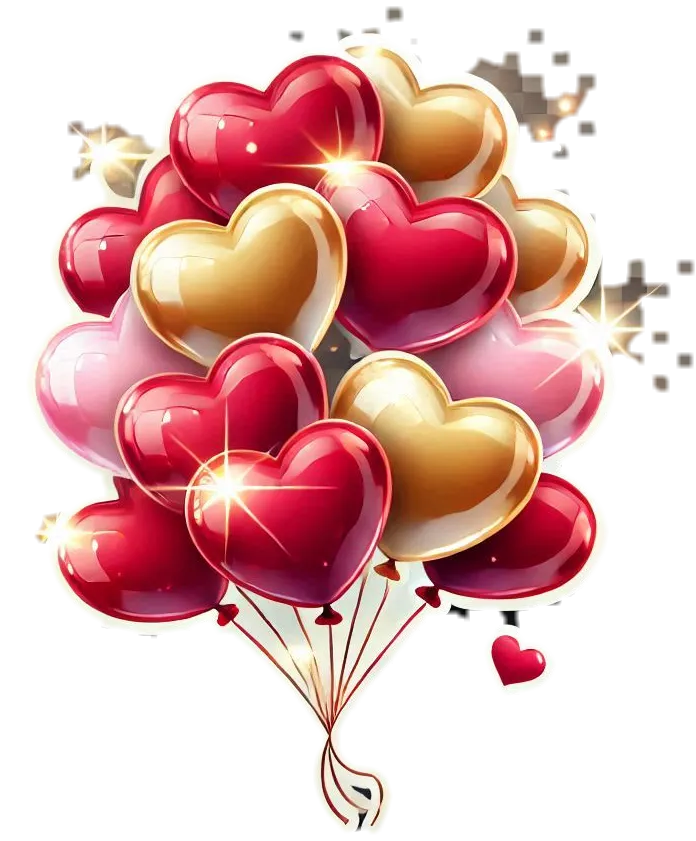 Romantic Valentines Day Png With Hearts - Royalty Free Valentines Day Png Image | Pngmagic Free Download Romantic Valentines Day Png With Hearts - High Quality Valentines Day Png PNG Image