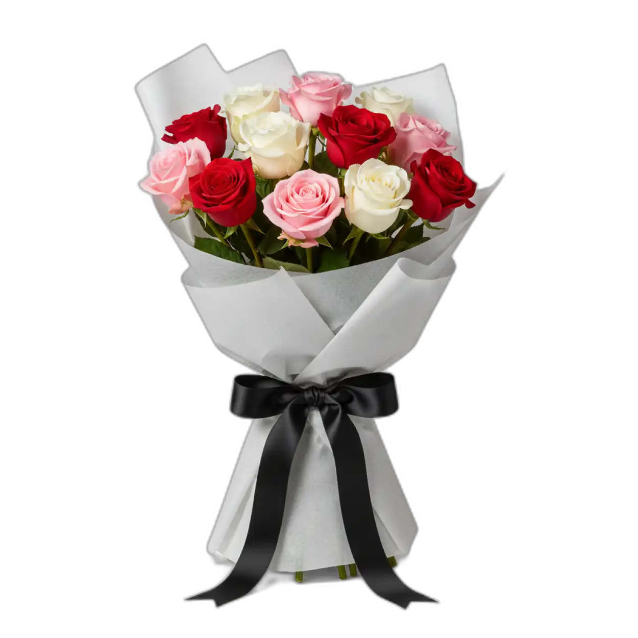 Free Download Rose Bouquet Png Flower Gift - High Quality Rose Bouquet Png PNG Image