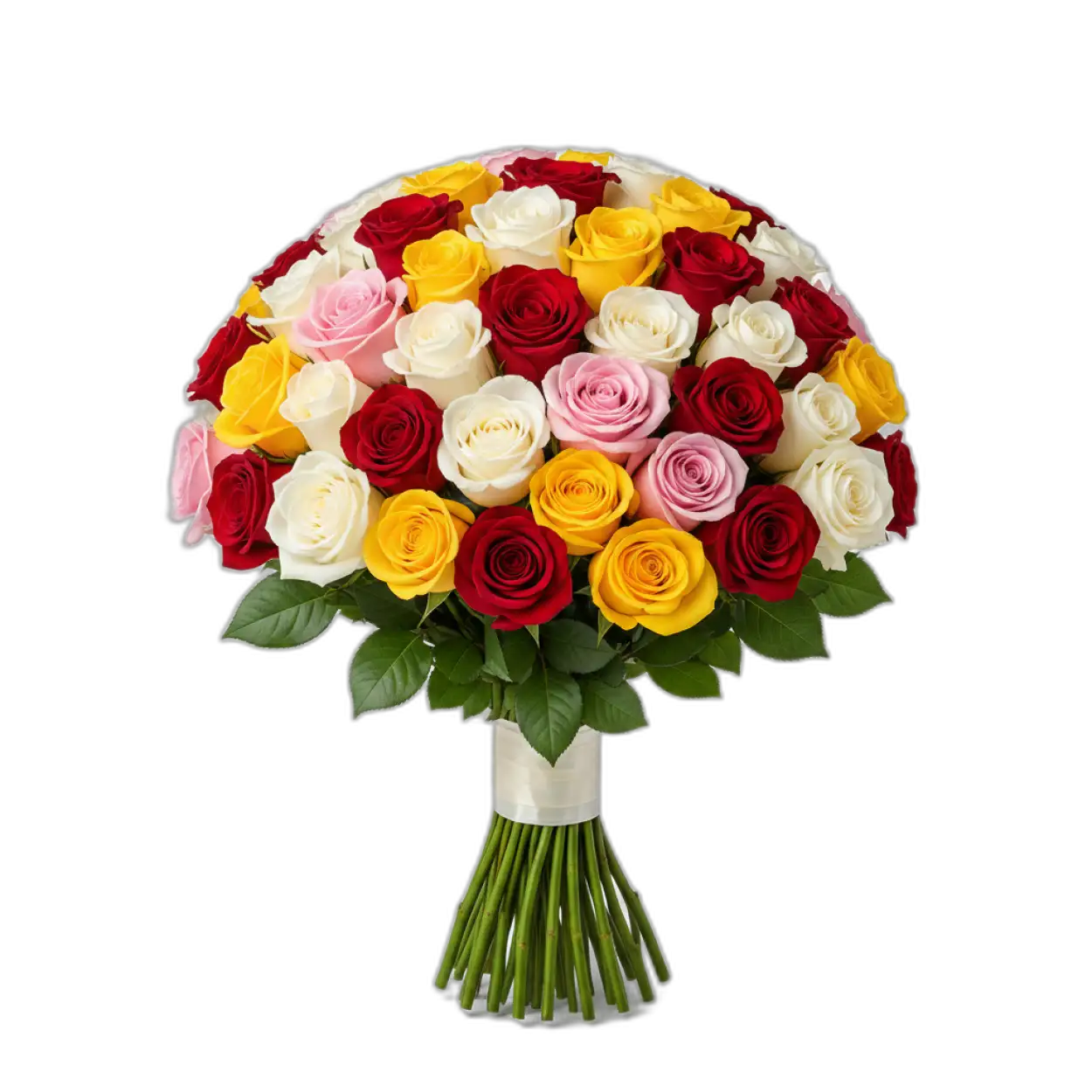 Free Download Rose Bouquet Png Realistic Flower - High Quality Rose Bouquet Png PNG Image