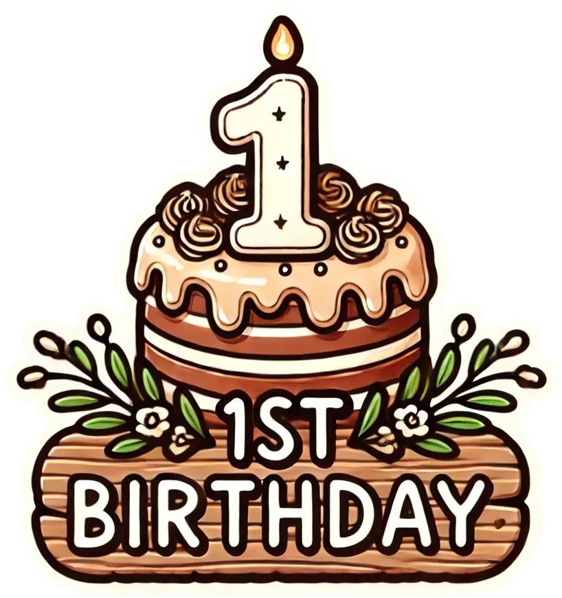 Rustic-style 1st Birthday Cake Png Transparent - Royalty Free 1st Birthday Cake Png Image | Pngmagic Free Download Rustic-style 1st Birthday Cake Png Transparent - High Quality 1st Birthday Cake Png PNG Image