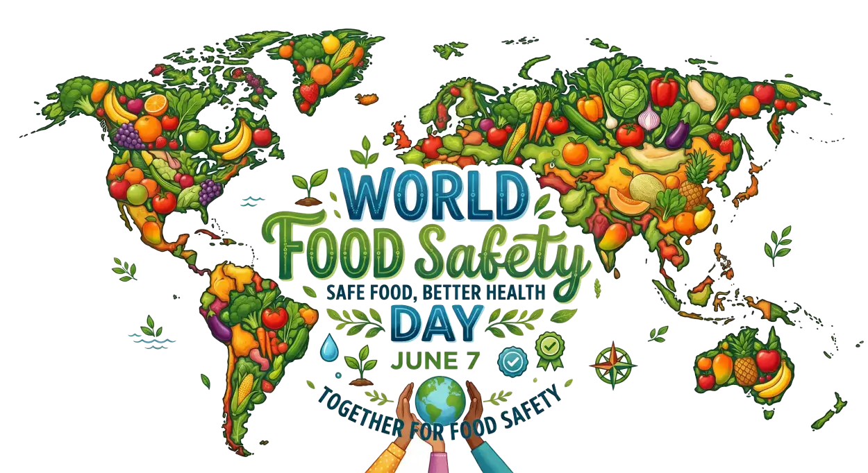 Free Download Safe Food Better Health Social Media Png - High Quality World Food Safety Day Png Transparent PNG