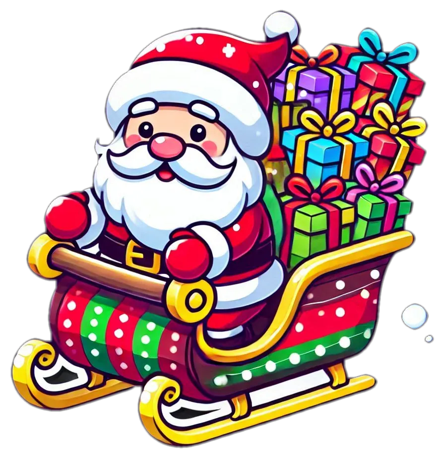 Santa Claus Png With Reindeer Illustration - Royalty Free Santa Claus Png Image | Pngmagic Free Download Santa Claus Png With Reindeer Illustration - High Quality Santa Claus Png PNG Image