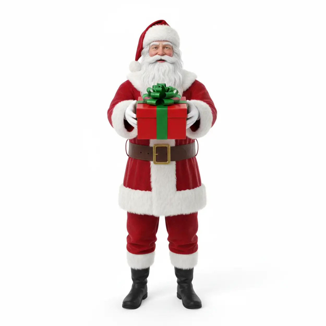 Free Download Santa Claus With Colorful Presents Png - High Quality Santa Claus With Gifts Png Transparent PNG
