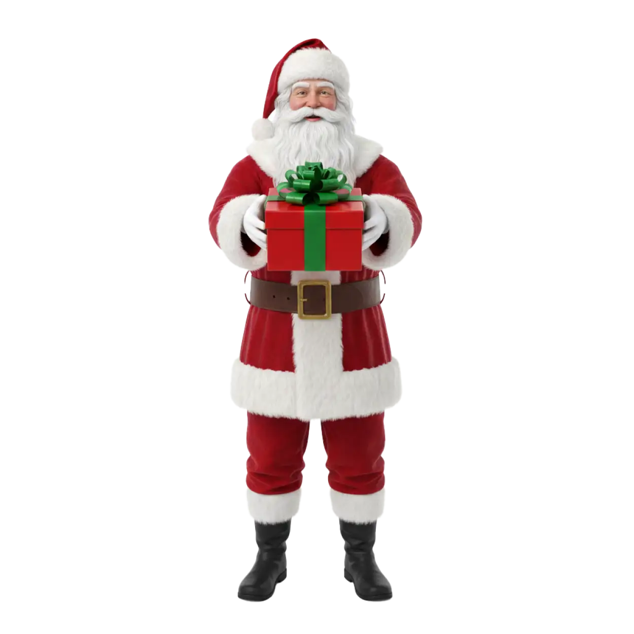 Free Download Santa Claus With Presents Png High Quality - High Quality Santa Claus With Gifts Png Transparent PNG