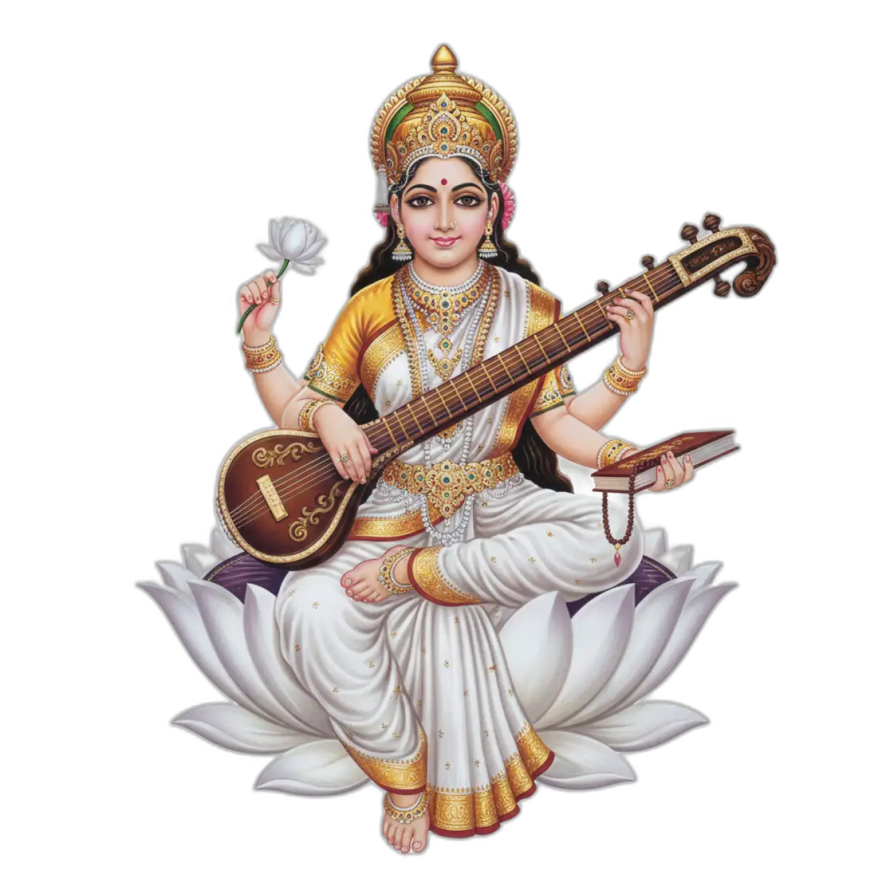 Saraswati Png For Banner Background - Royalty Free Saraswati Png Image | Pngmagic Free Download Saraswati Png For Banner Background - High Quality Saraswati Png PNG Image