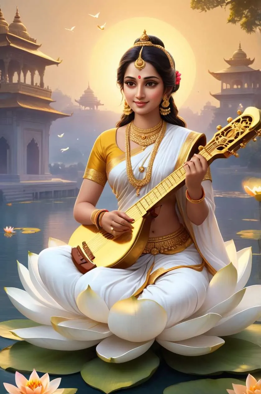Saraswati Puja 1080p Hd Pictures - Royalty Free Saraswati Puja Hd Photos Image | Pngmagic Free Download Saraswati Puja 1080p Hd Pictures - High Quality Saraswati Puja Hd Photos Background