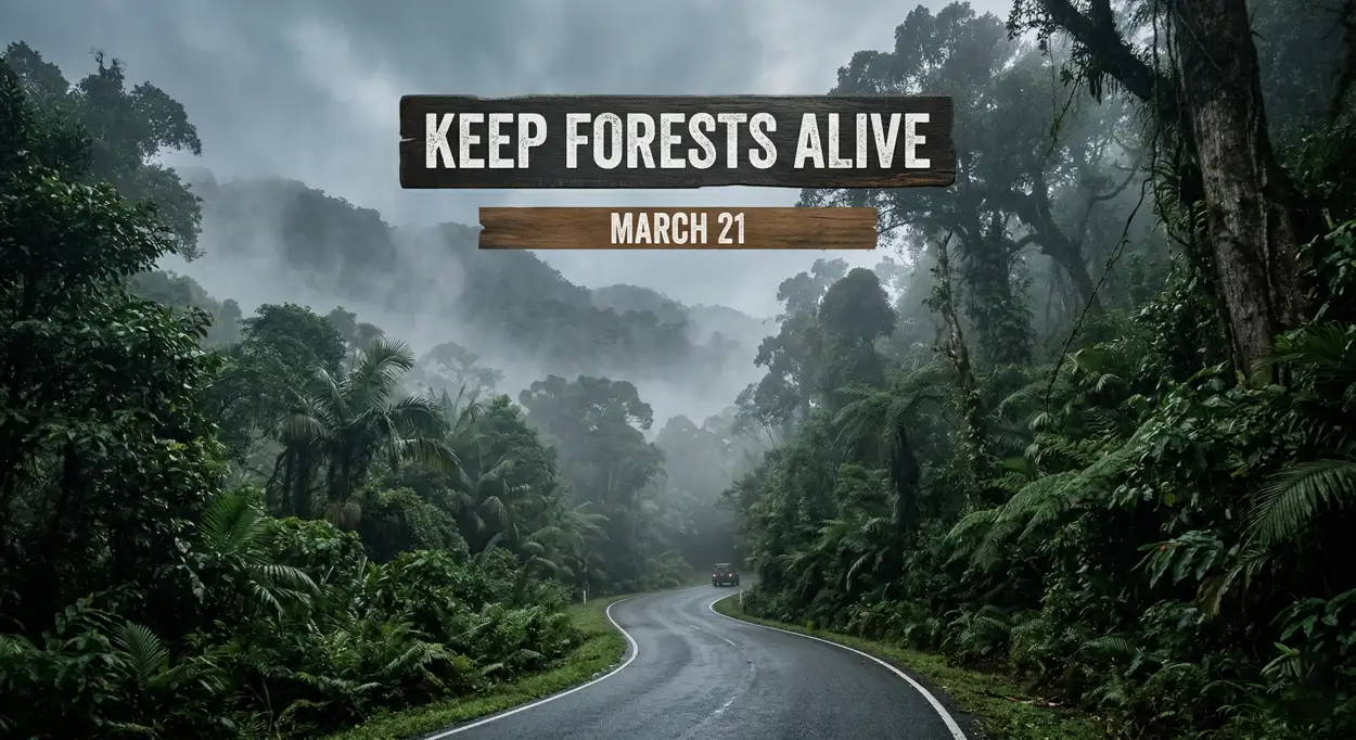 Free Download Save Forest Save Earth Message - High Quality International Day Of Forests Image
