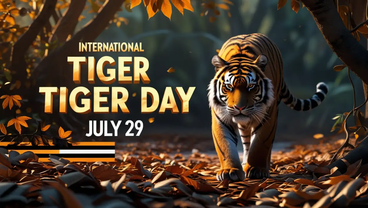 Free Download Save Tiger Campaign Banner Image - High Quality International Tiger Day Background