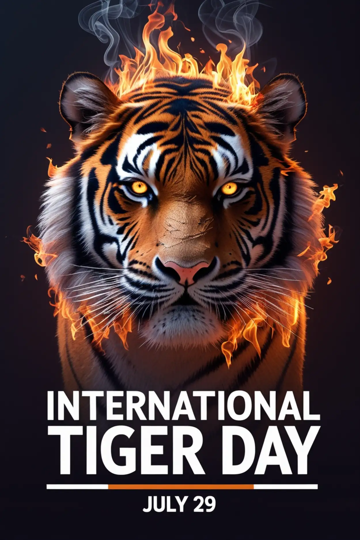 Free Download Save Tigers International Day Hd Poster - High Quality International Tiger Day Background