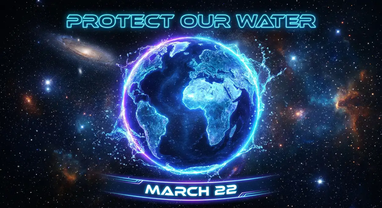 Free Download Save Water Campaign Poster 2026 - High Quality World Water Day 2026 Image