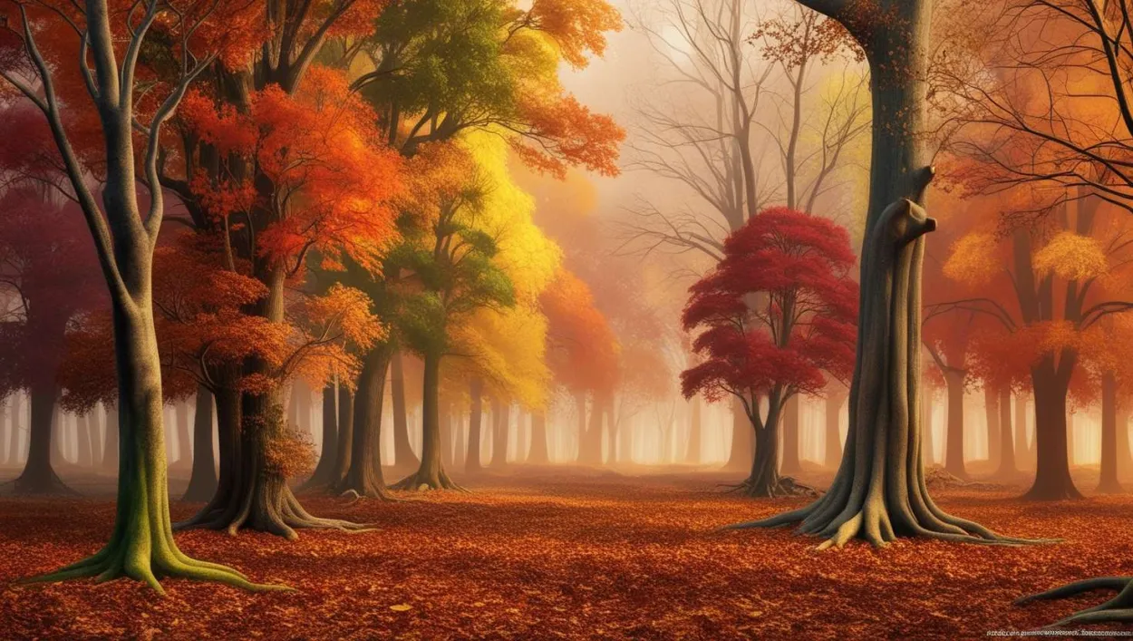 Free Download Scenic Autumn Forest Background Wallpaper - High Quality Autumn Background Background