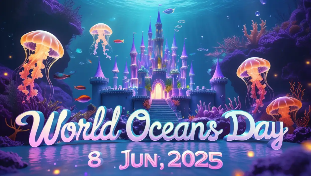 Free Download Sea Creatures Image For Awareness - High Quality World Oceans Day Background