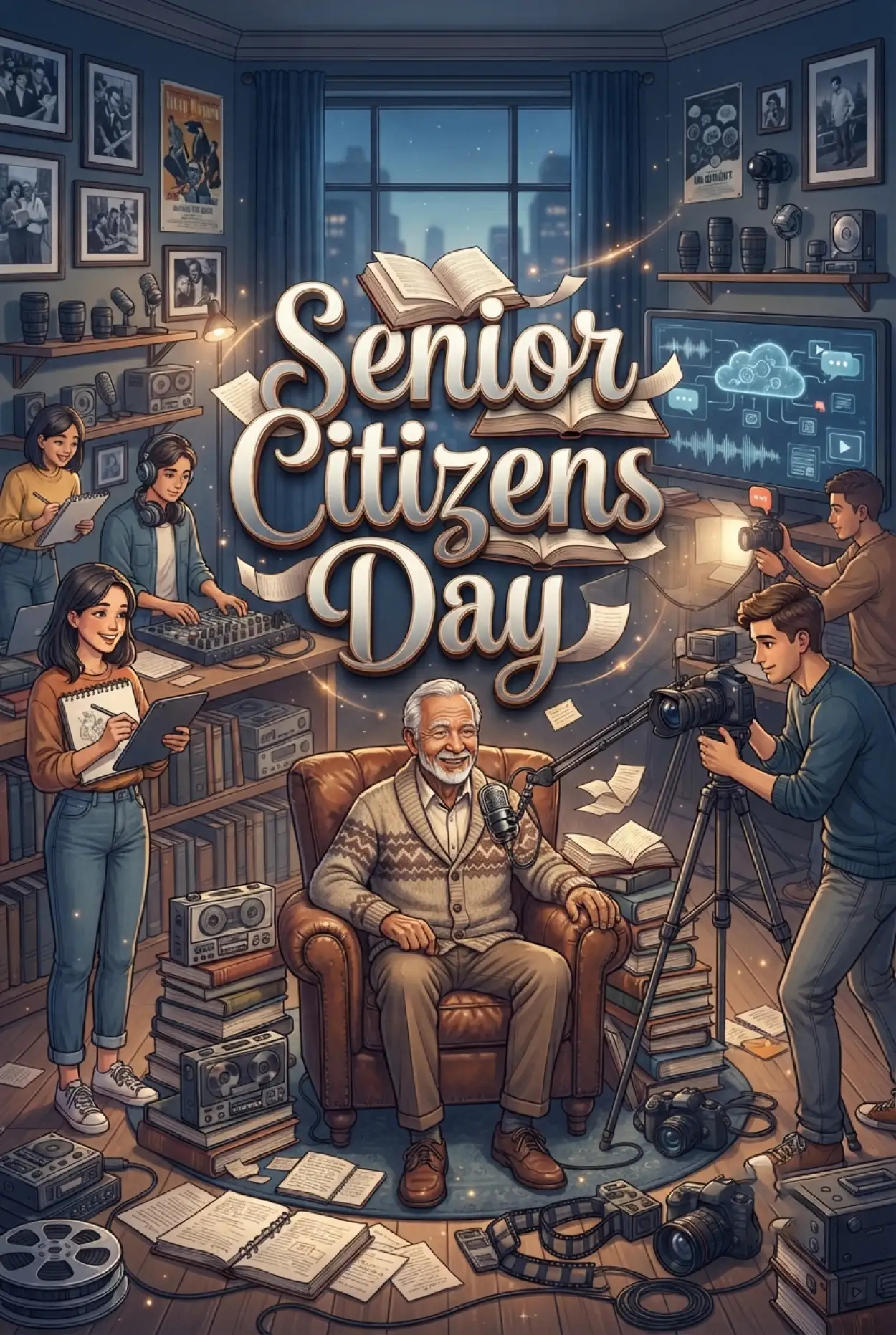 Free Download Senior Citizens Day 2026 Article Topics For Students - High Quality Senior Citizens Day 2026 Image