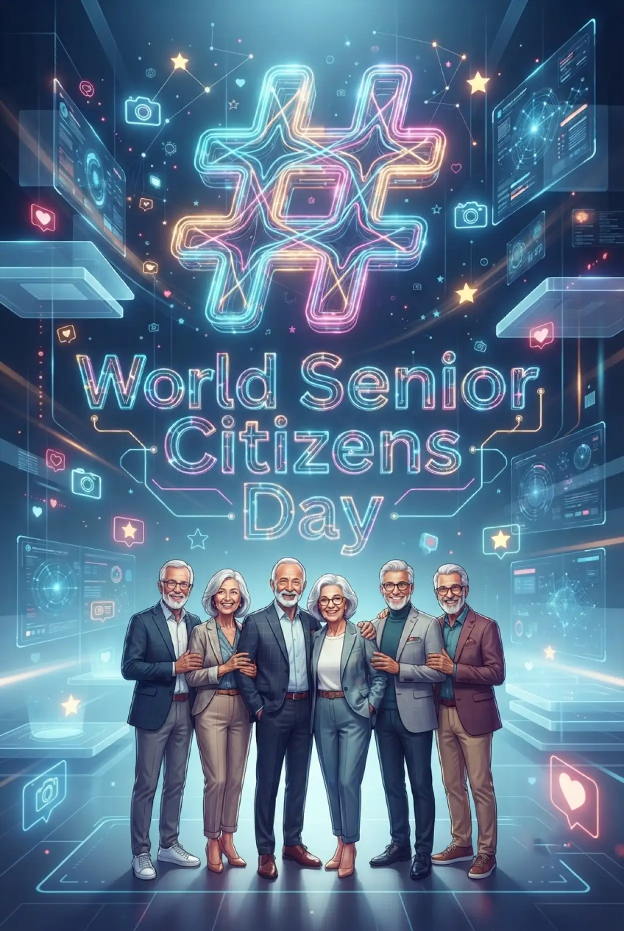 Free Download Senior Citizens Day 2026 Campaign Slogan Ideas - High Quality Senior Citizens Day 2026 Image