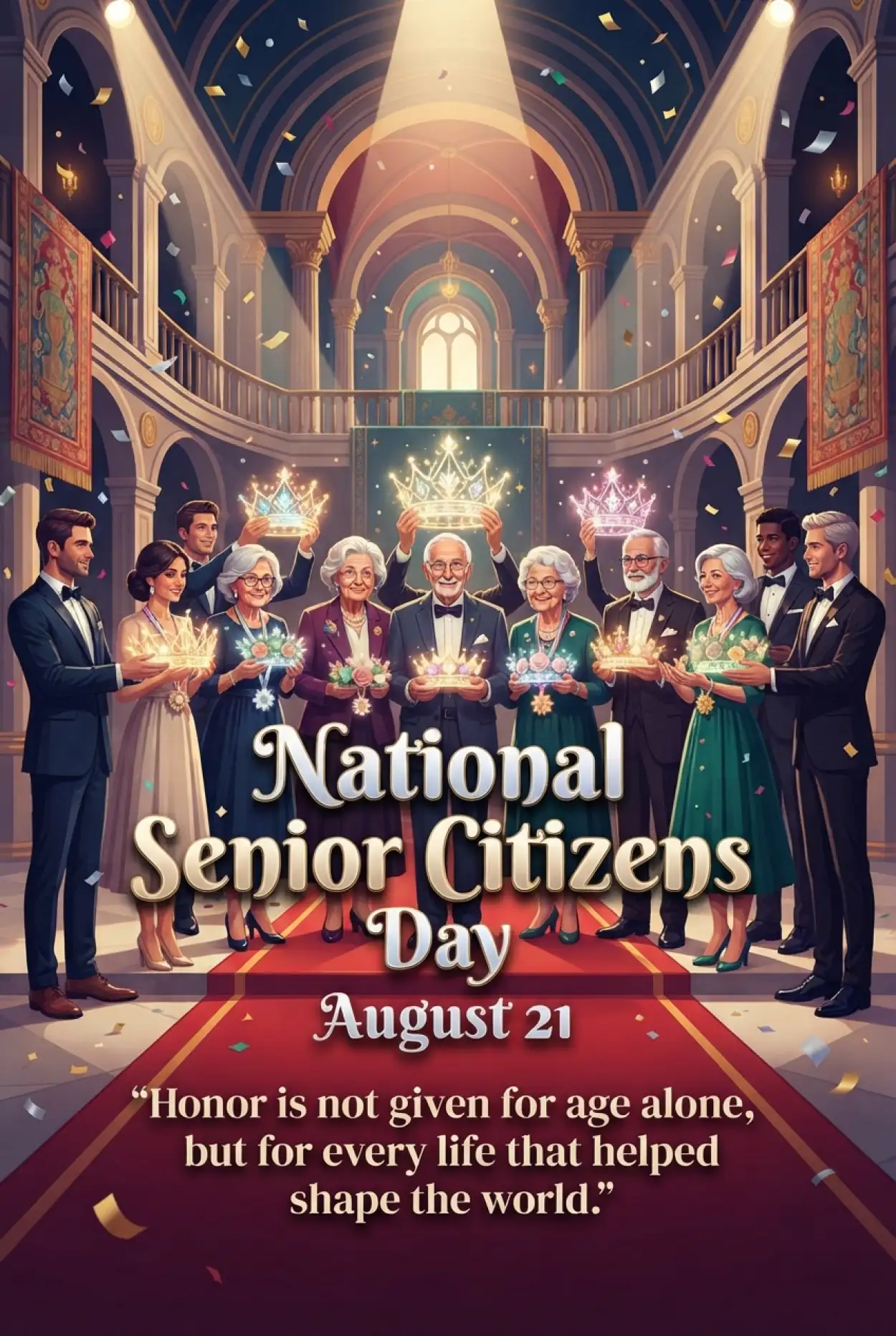 Free Download Senior Citizens Day 2026 Instagram Captions And Quotes - High Quality Senior Citizens Day 2026 Image