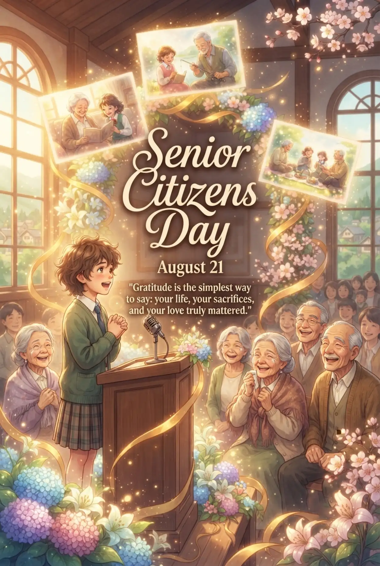Free Download Senior Citizens Day 2026 Long Speech For School - High Quality Senior Citizens Day 2026 Image