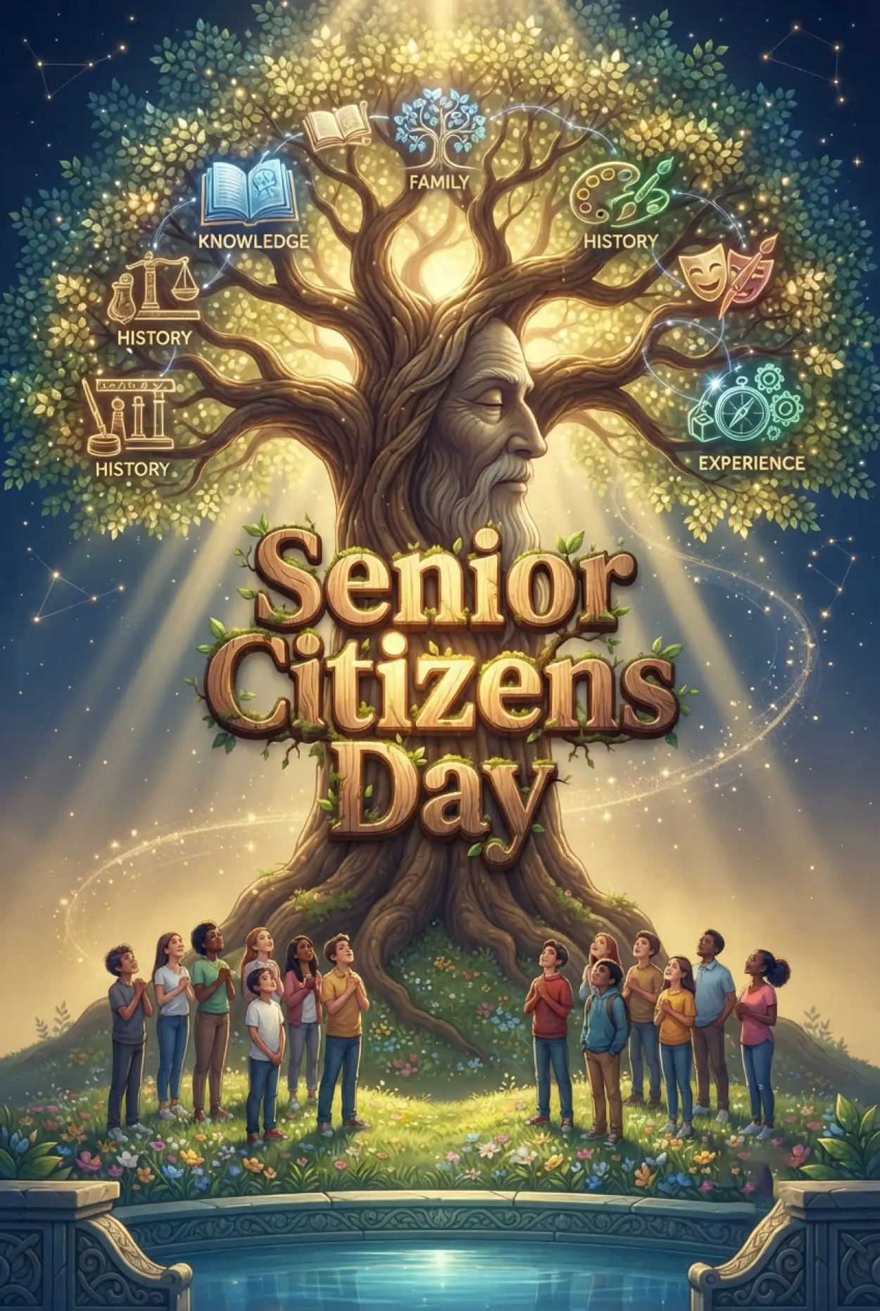 Free Download Senior Citizens Day 2026 Morning Assembly Program - High Quality Senior Citizens Day 2026 Image