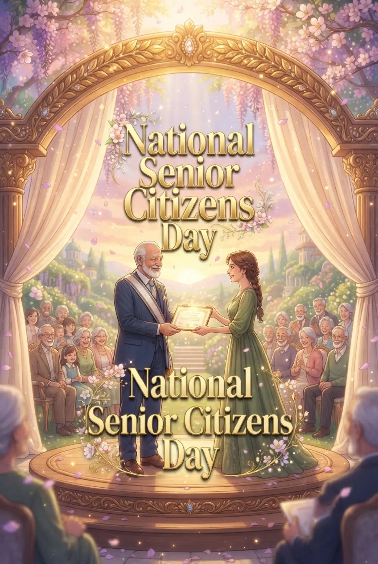 Free Download Senior Citizens Day 2026 Motivational Messages - High Quality Senior Citizens Day 2026 Image