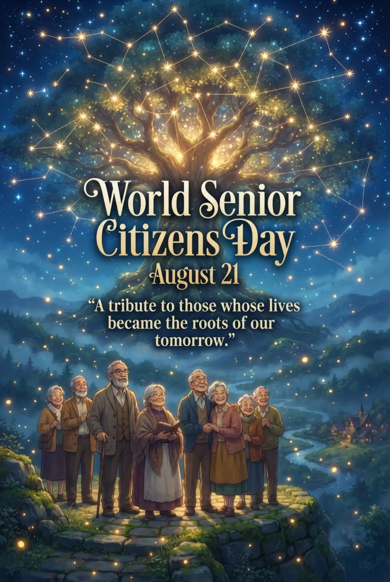 Free Download Senior Citizens Day 2026 Quotes And Wishes - High Quality Senior Citizens Day 2026 Image