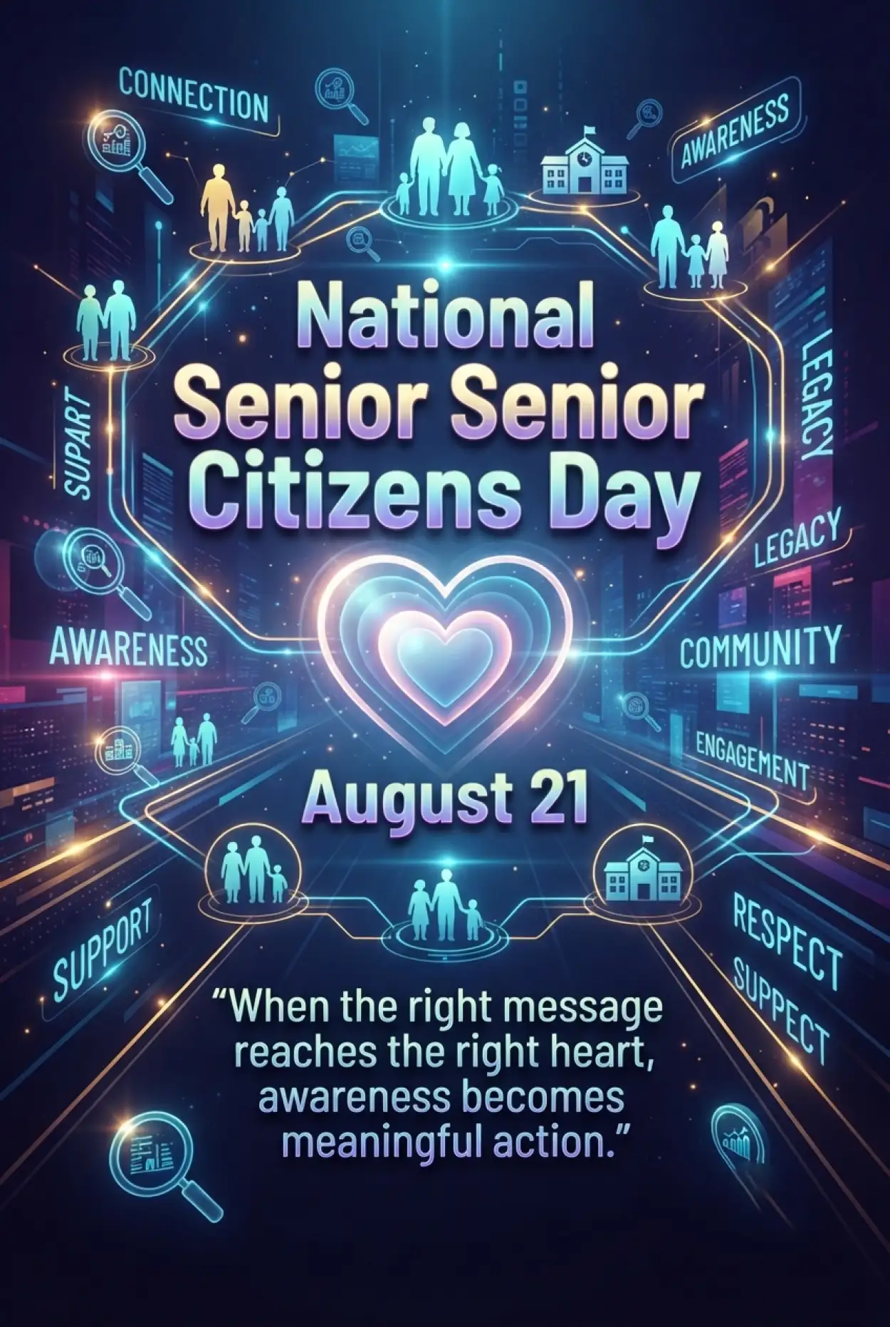 Free Download Senior Citizens Day 2026 Thank You Messages For Elders - High Quality Senior Citizens Day 2026 Image