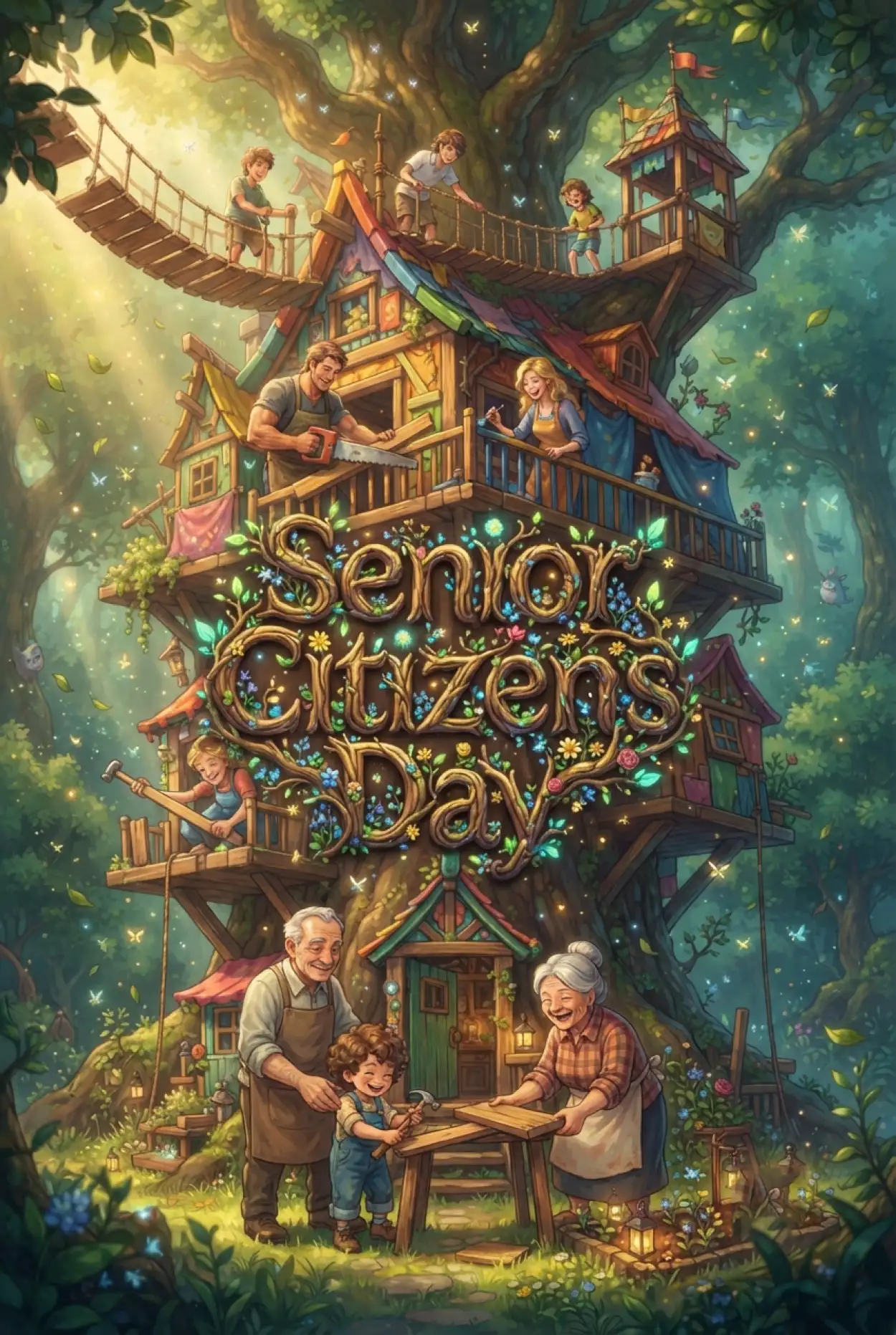Free Download Senior Citizens Day 2026 Volunteer Activity Ideas - High Quality Senior Citizens Day 2026 Image