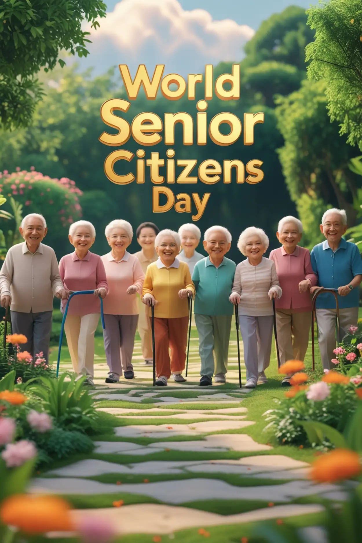 Free Download Senior Citizens Day Programs In Nursing Homes - High Quality World Senior Citizens Day Background