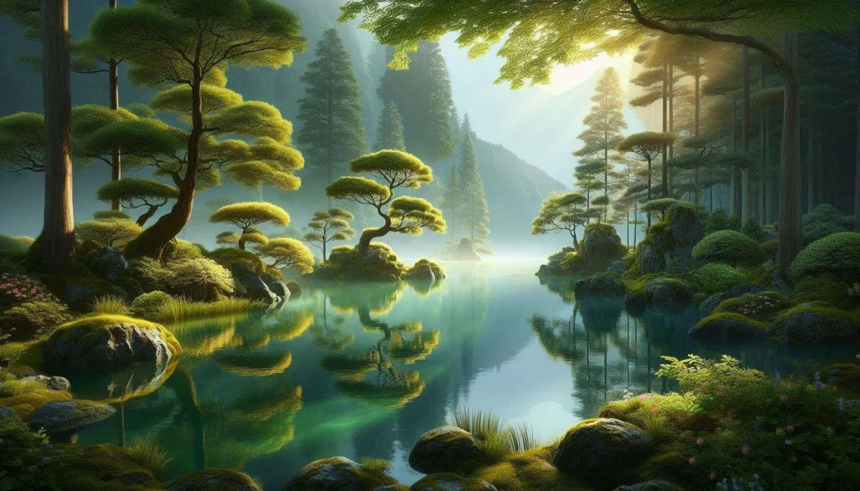 Serene 3d Nature Wallpaper With Tranquil Lakes And Reflections - Royalty Free Nature Wallpaper 3d Image | Pngmagic Free Download Serene 3d Nature Wallpaper With Tranquil Lakes And Reflections - High Quality Nature Wallpaper 3d Background