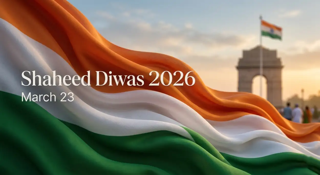 Free Download Shaheed Diwas 2026 Patriotic Banner Design - High Quality Shaheed Diwas 2026 Image