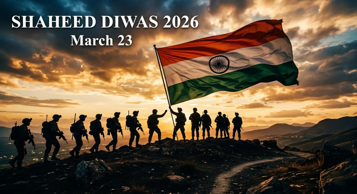 Free Download Shaheed Diwas 2026 Patriotic Banner Png - High Quality Shaheed Diwas 2026 Transparent PNG