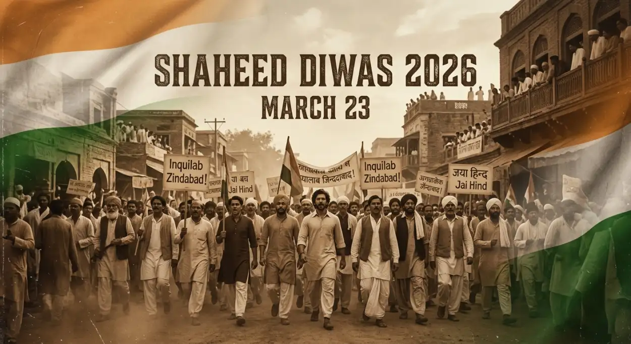 Free Download Shaheed Diwas 2026 Poster With Martyrs - High Quality Shaheed Diwas 2026 Image