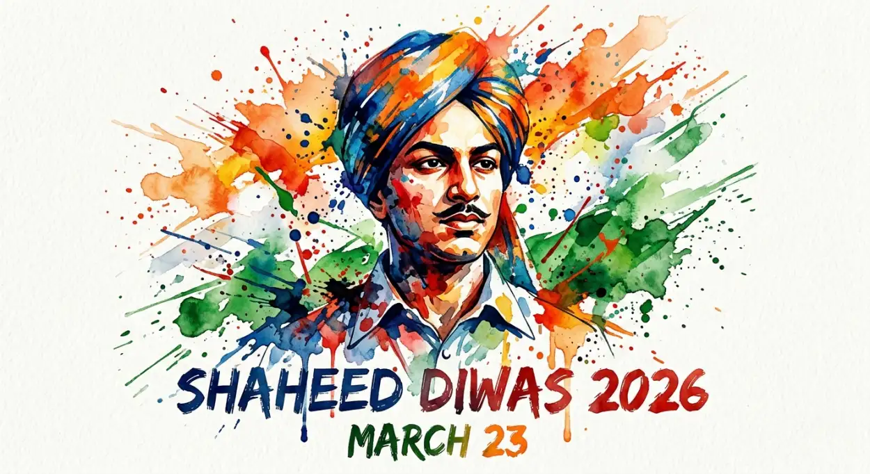 Free Download Shaheed Diwas 2026 Slogan Images Hindi - High Quality Shaheed Diwas 2026 Image