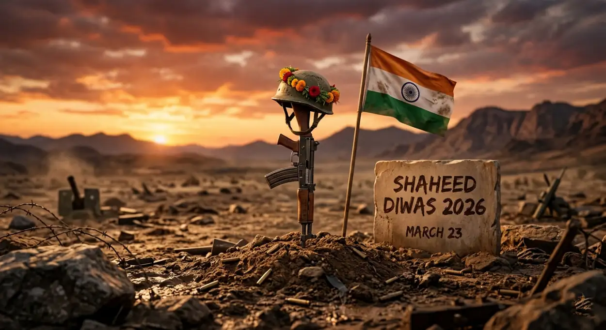 Free Download Shaheed Diwas 2026 Social Media Banner - High Quality Shaheed Diwas 2026 Image