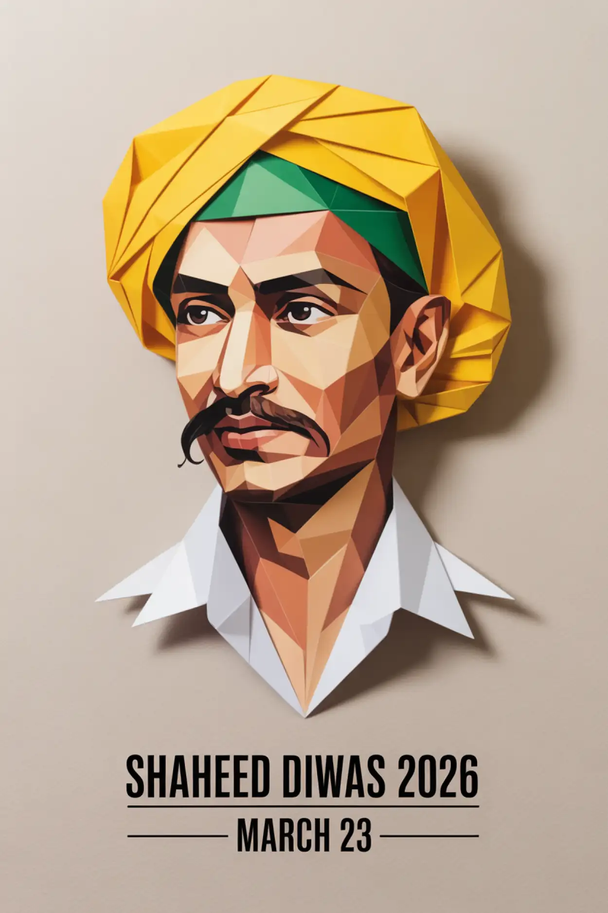 Free Download Shaheed Diwas 2026 Wallpaper Bhagat Singh - High Quality Shaheed Diwas 2026 Image