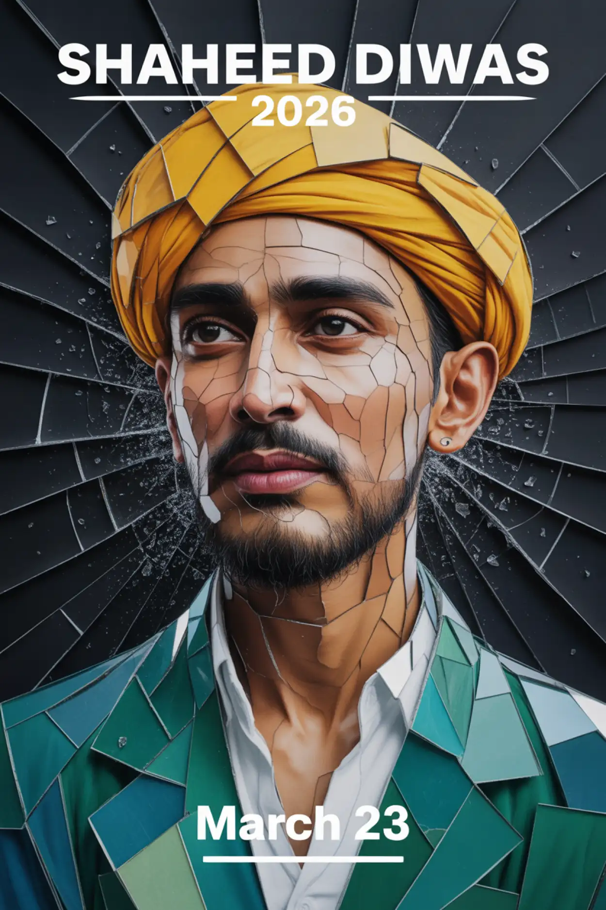 Free Download Shaheed Diwas Bhagat Singh 2026 Quotes - High Quality Shaheed Diwas 2026 Image