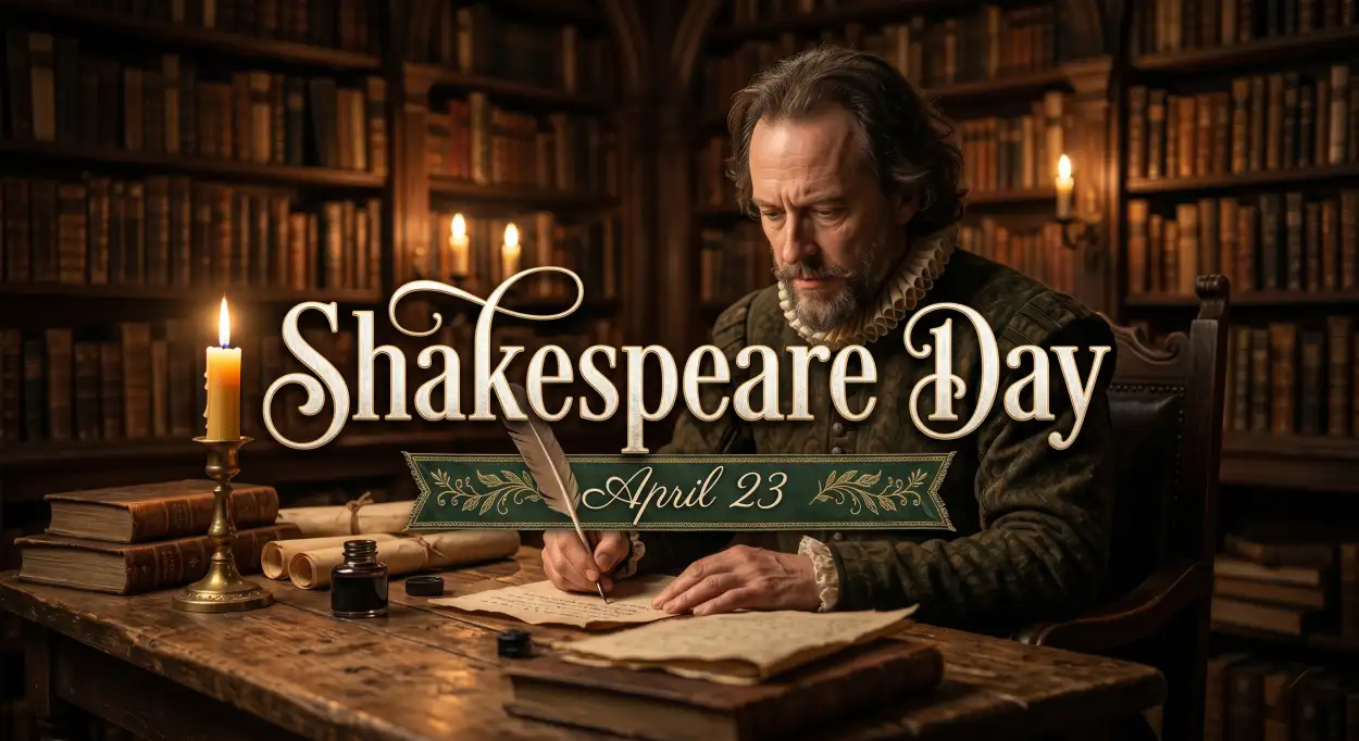 Free Download Shakespeare Day Hd Wallpaper Download - High Quality William Shakespeare Day 2026 Image